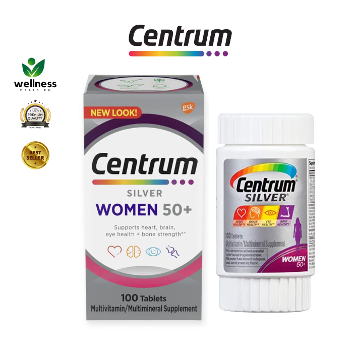 Centrum Silver Women Age 50+ Multivitamin 100 Tablets | Lazada PH