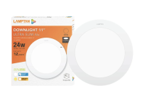 Lamptan โคมดาวน์ไลท์หน้ากลม 11" รุ่น Ultra Slim Alu. 24 W แสงขาว DOWNLIGHT