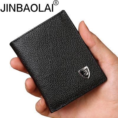 Small Slim Mini Genuine Leather Men Wallet Male Purse Thin Walet Cuzdan Vallet Money Bag For Card Holder Short Kashelek Partmone Card Holders