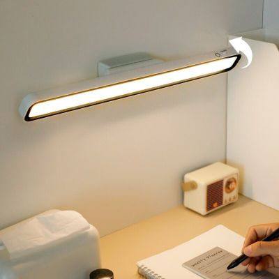 Night Light LED USB Rechargeable Lamp Hanging Magnetic Desk Lamp Stepless Dimming Cabinet Closet Wardrobe Table Lamp Night Lights