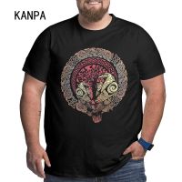 Plus Size Graphic T Shirts For Big And Tall Man Viking Odin T-Shirts 6Xl 5Xl 4Xl 3Xl Cotton Tops Tees MenS Clothing 【Size S-4XL-5XL-6XL】