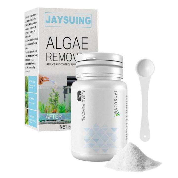 Algae Removal Agent with Spoon Pond Sludge Moss Remover Fish Tank