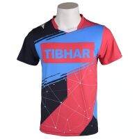 Tibhar 2023 Men Women Table Tennis T-shirt Short Sleeve Shirts Clothes Sportswear Top Ping Pong