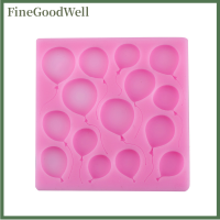 FineGoodWell 3D รูปแบบบอลลูนซิลิโคนแม่พิมพ์ fondant เค้กตกแต่งเครื่องมือช็อกโกแลตแม่พิมพ์