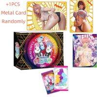 Goddess Story Metal Collection Card Item Girls Party ชุดว่ายน้ำบิกินี่ฉลองกล่องบูสเตอร์ของเล่นทองและของขวัญงานอดิเรก