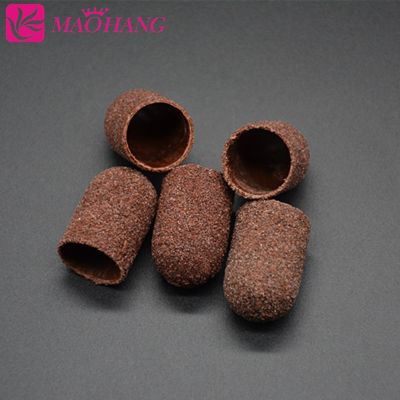 Remove Calluses Nail Art Sanding Caps for Manicure Pedicure Electric Nail Drill Machine Nail Tools 16x25mm