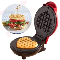 Xiaomi JD ขายร้อน MINI Make waffle มินิรูปหัวใจวาฟเฟิลเครื่องเค้กเด็กเครื่อง