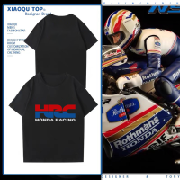 เสื้อยืด Racing เสื้อซิ่ง [HRC HONDA RACING] เสื้อ H T-SHIRTเสื้อยืดลาย  สุดคูล... คุณภาพเยี่ยม เตรียมจัดส่ง แขนสั้นแฟชั่น tshirt เสื้อยืด เสื้อยืดแขนสั้น  t-shirt for woman/man