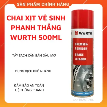 Chai xịt dầu silicon Wurth Silicone spray 500ml 