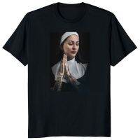 Beauty Nun Nonne เสื้อยืดแบรนด์เนม2023เสื้อยืดแบรนด์เนมเสื้อยืดแบรนด์เนมเสื้อยืดคอกลมผ้าฝ้าย100% พิมพ์ลายแอนตันแฟชั่นสำหรับใส่ในฤดูร้อน