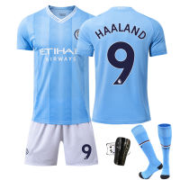 หมายเลข9 Erling Haaland No. 10 Grealishes Manchesters เสื้อฟุตบอลเมืองสำหรับเด็กหญิงเด็กชายและผู้ชายผู้หญิง2324บ้านเสื้อแข่งฟุตบอล No. 17 Kevin De Bruyne Children 0000ว่าวฟุตบอลผู้ใหญ่