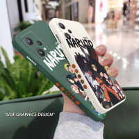 เคสนินจาจริง Realme 11 10 10T 9 9i Pro Plus 8 8i 7 7i 6 Pro 4G 5G ซิลิโคนเหลวรูปแบบด้านข้าง