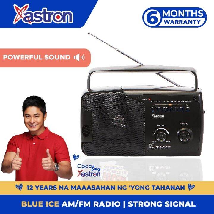  Astron Blueice Portable AM/FM Radio Lazada PH