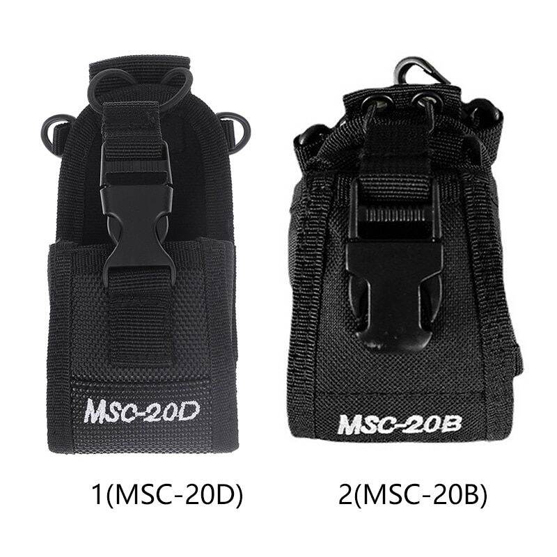 Agatige MSC 20D Talkie Walkie Talkie Walkie Two Way Radio Nylon Léger Bras Sac Avec Brassard, Support Pour Talkie-Walkie Brassard Radio Police Avec Ceinture Sac De Support Pour Put Walkie Talkie