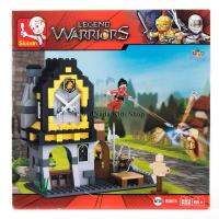 ProudNada Toys ของเล่นเด็กชุดตัวต่อเลโก้อัศวิน+นินจา Sluban LEGEND WARRIORS 280 PCS B0615