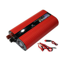 เครื่องแปลงไฟเปลี่ยนเครื่องแปลงไฟคลื่นไซน์2000W DC 12V ถึง100V-120V AC เครื่องแปลงไฟคู่รถ RV พอร์ต USB สำหรับ