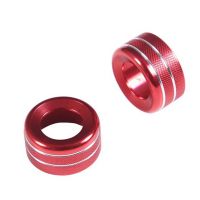 For 2007-2013 Aluminum Alloy Central Control Volume Knob Ring Cover Interior Accessories