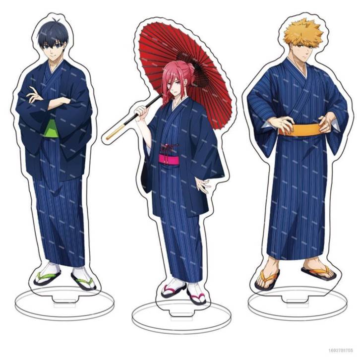 XP Blue Lock Figure Anime Model Toys Plate Holder Kitchens Yukimiya Sae  Nagi Rin Isagi Home Decor Collection Ornament Gift PX