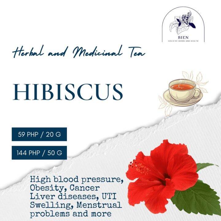 DRIED HIBISCUS FLOWERS/HIBISCUS/ROSELLE/HIBISCUS FLOWER TEA 20 g/50 g