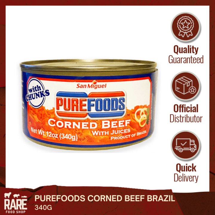 PUREFOODS CORNED BEEF BRAZIL 340G Lazada PH