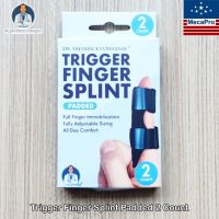 Dr.Fredericks Original® Trigger Finger Splint Padded 2 Count เฝือกนิ้วมือ ที่ดามนิ้วมือ ที่ดามนิ้วล็อก