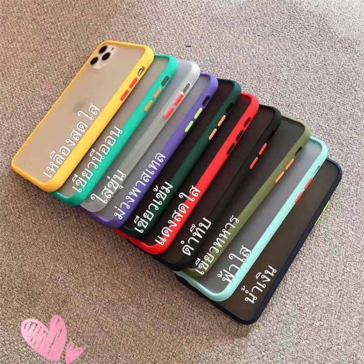 เคสขอบสีหลังขุ่นกันกระแทกสวยๆhuawei-y5p-y6p-y6s-เคสสวยๆรุ่นใหม่-มีหลายสีให้เลือก-สนใจสอบถามได้คะ