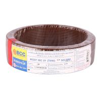 สายไฟ THW IEC01 BCC 1x2.5 ตร.มม. 30 ม. สีน้ำตาลELECTRIC WIRE THW IEC01 BCC 1X2.5SQ.MM 30M BROWN **มีบริการชำระเงินปลายทาง**