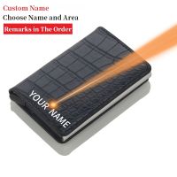 Rfid Blocking Credit Card Holder Men Wallets Slim Thin Business Leather Metal Cardholder Pocket Case Magic Smart Wallet Card Holders