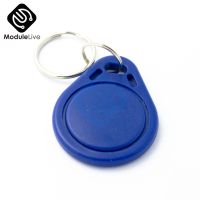 คีย์ Ic พรอกซิมิตี้เซ็นเซอร์ Rfid สีน้ำเงิน100ชิ้นป้ายแท็ก Nfc Keyfobs Token พวงกุญแจ13.56Mhz สำหรับ Arduino สำหรับการควบคุมการเข้าถึง