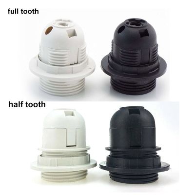 【YF】◄♤  1PC 250V 4A E27 Bulb Base Plastic half Screw Lamp Holder Pendant power Socket Lampshade for P1