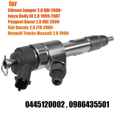 0986435501 New Diesel Fuel Injector Common Rail Fuel Injector for Citroen Jumper / Iveco Daily / Peugeot Boxer / Fiat Ducato 2.8L