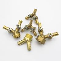 8mm 10mm Hose Barb x 1/2" BSP Male Female Thread Y Type 3 Three Way Brass Ball Valve Pipe Fitting Connector Adapter For Fuel Gas Plumbing Valves