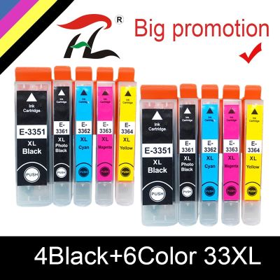YLC Compatible EPSON 33XL 33 Ink Cartridge For T3351 T3361 Expression Premium XP 530 540 630 640 635 645 830 900 Printer Ink Cartridges