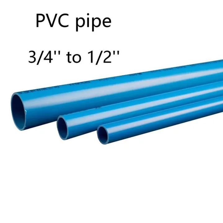 DIY PVC Pipe for Water or Electrical 1 meter Sizes 1/2 3/4 20mm 25mm