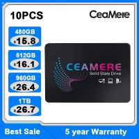 CeaMere 2.5 SSD 5ชิ้น1TB 480GB 512GB 960GB 120GB 128GB 240GB คอมพิวเตอร์ฮาร์ดดิสก์สถานะของแข็งฮาร์ดไดรฟ์ภายในฟรี Igdxch