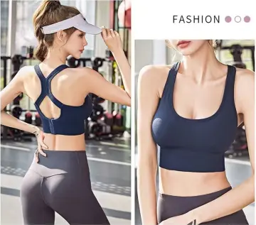 Breathable Sports Bra Shockproof Crop Top Anti-sweat Fitness Top