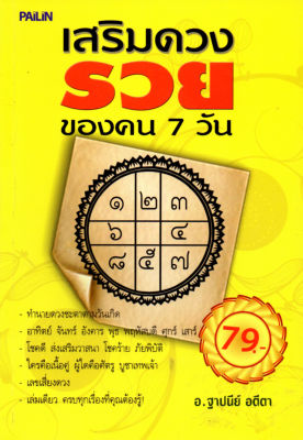 หนังสืออ่านเพื่อ เสริมดวงรวยของคน 7 วัน (79)