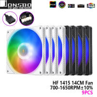 JONSBO HF1415 140mm 700-1650rpm Thin CPU Cooler Fan 5V 3PIN ARGB เคสคอมพิวเตอร์พัดลมระบายความร้อน FDB แบริ่งพัดลมหม้อน้ำเงียบ-kxodc9393