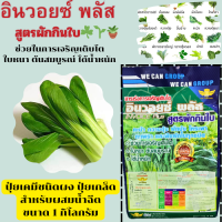 อินวอยซ์พลัส สูตรสำหรับผักกินใบ ขนาด 1 กิโลกรัม  ปุ๋ยเกล็ดผสมน้ำฉีด ช่วยการเจริญเติบโต ใบหนา ต้นสมบูรณ์ ได้น้ำหนัก