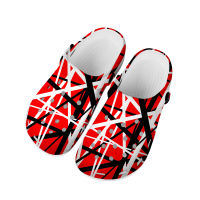 Van Evh 5150 Stripes Halen Home Clogs Custom Water รองเท้าบุรุษสตรีวัยรุ่นรองเท้า Garden Clog 1984รองเท้าแตะชายหาดรองเท้าแตะ ~