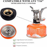 Outdoor Cooking Utensils Camping Cookware Non-Stick Bowl Pot With Mini Canister Stove Burner For Hiking Backpacking Picnic