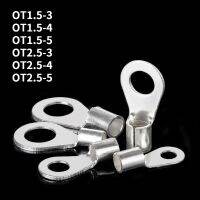 【YF】▥  100PCS Cable Wire Crimp 1.5-3/2.5-5 Non-Insulated O-Type Tin-Plated Terminals Assortment Cold Pressed