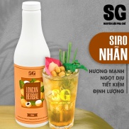 Siro Nhãn Thảo Mộc Syrup Longan Herbal Chai 750ml Nguyên Liệu Pha Chế SG