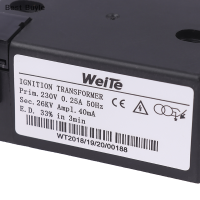 ?Best Buyle เตาจุดระเบิดแรงดัน230V หม้อแปลงจุดระเบิดของน้ำมันเชื้อเพลิงเครื่องจุดระเบิดอิเล็กโทรดจุดระเบิดเซรามิกสายเคเบิล