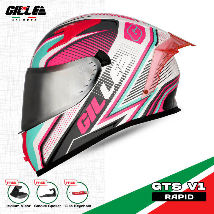 Gille 135 GTS SERIES V1 Rapid Full Face Dual Visor Motorcycle Helmet