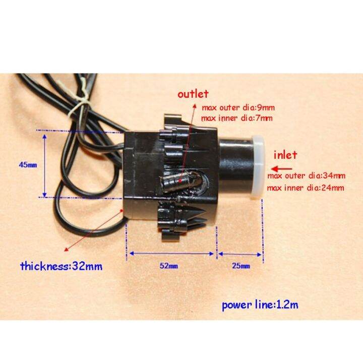 2023-hot-f20540q-ไฟกระแสสลับ220v-50hz-ปั๊มน้ำแบบจุ่ม4w-3000r-นาทีปั๊มคุณภาพสูงเครื่องประดับ-diy-ไมโครปั๊มใหม่1ชิ้น