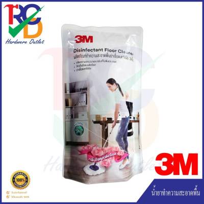 3M ผลิตภัณฑ์ทำความสะอาดพื้นและฆ่าเชื้อโรค กลิ่นโรแมนติกโรส Disinfectant Floor Cleaner Romantic แบบถุง 450ml.