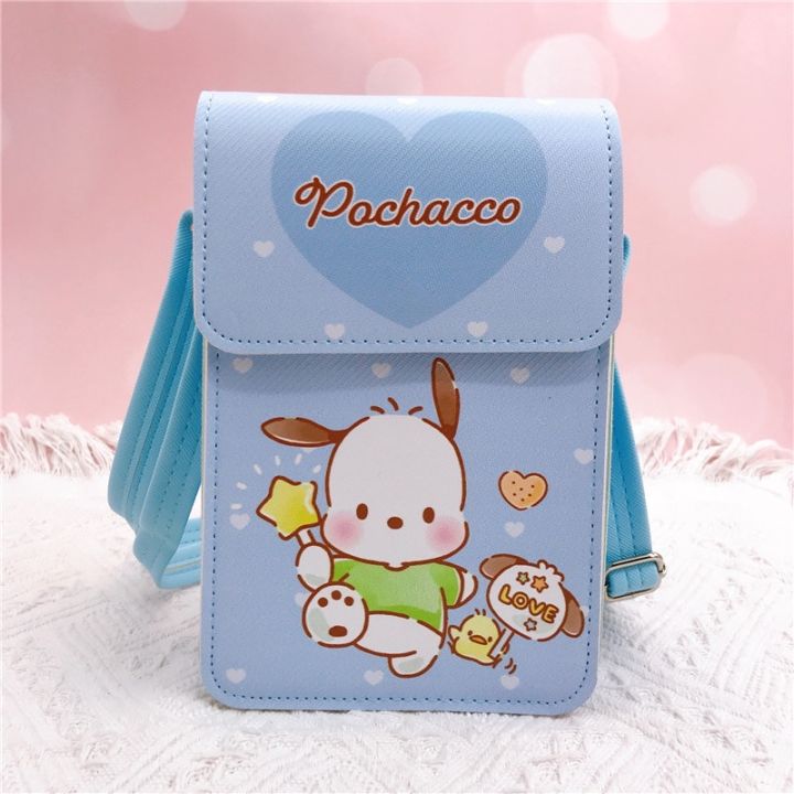 ag-sanrio-กระเป๋าสะพายไหล่-ลายการ์ตูน-hello-kitty-kuromi-littletwinstars-pochacco-น่ารัก
