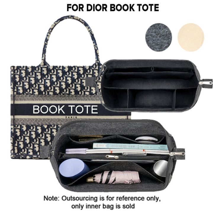 Dior Book Tote Organizer Zipper  Dior Book Tote Bag Organizer