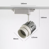 LED Dimming Track Lights Rotating Spotlight 30W Zoom Adjustable Ceiling Rail Spot Lamp for Living Room Kitchen Home Shop Display